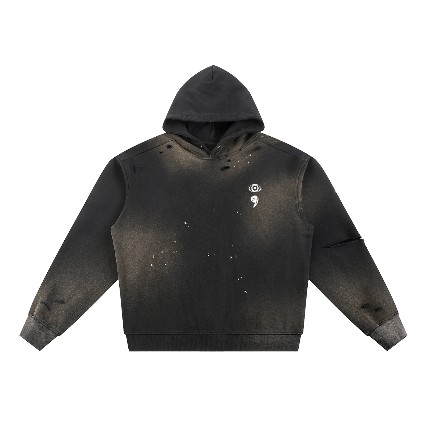 NOCTRNL 'Your Story Isn't Over' Frayed Fleece Hoodie - Lifeline Edition