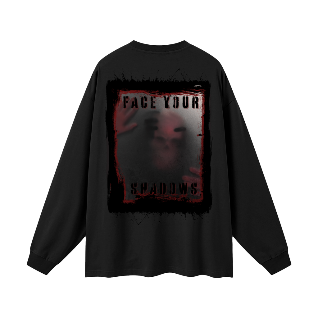 NOCTRNL 'Face Your Shadows' Long Sleeve Shirt - Shadow Edition