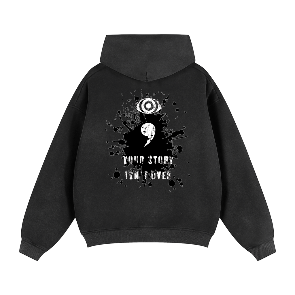 NOCTRNL 'Your Story Isn't Over' Zip-Up Fleece Hoodie - Lifeline Edition