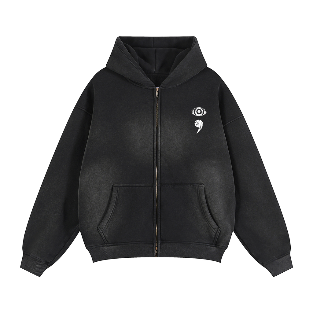 NOCTRNL 'Your Story Isn't Over' Zip-Up Fleece Hoodie - Lifeline Edition